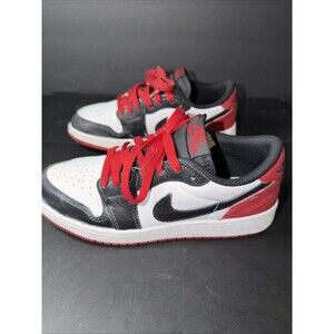Men’s Nike Air Jordan 1 Black Toe Retro Low OG Size 5.5 Y  No Box